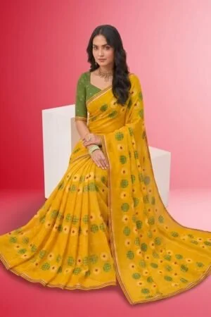 Yellow Saree