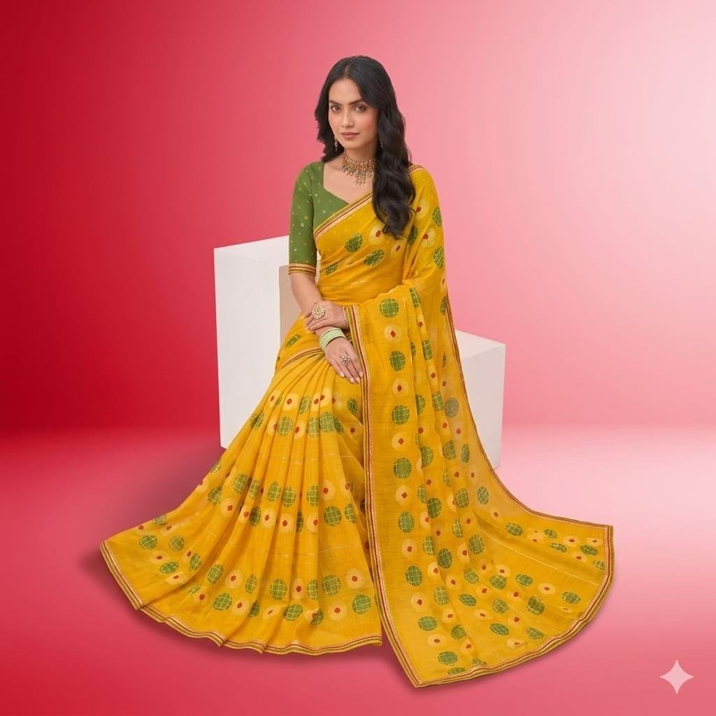 Yellow Saree